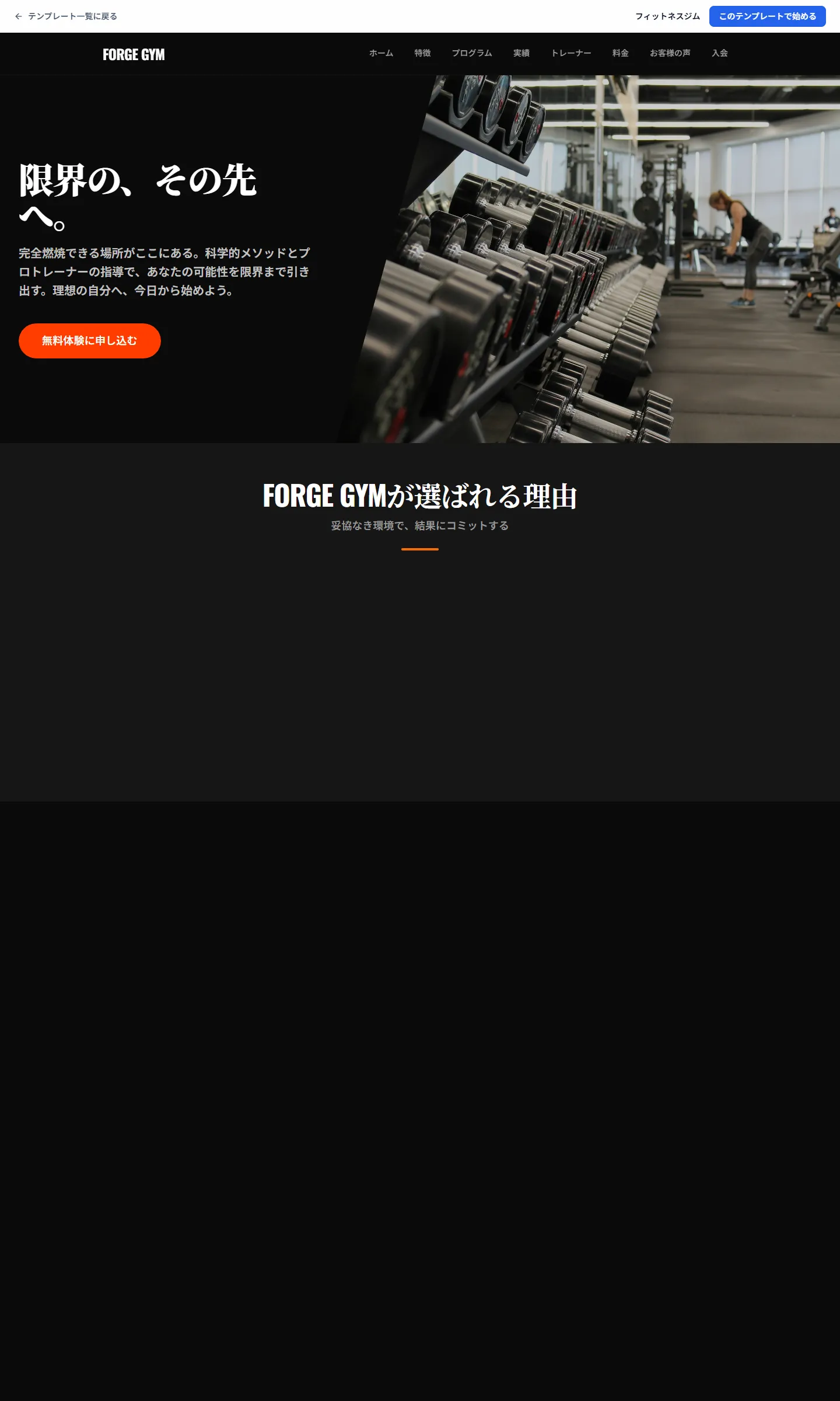 フィットネスジム